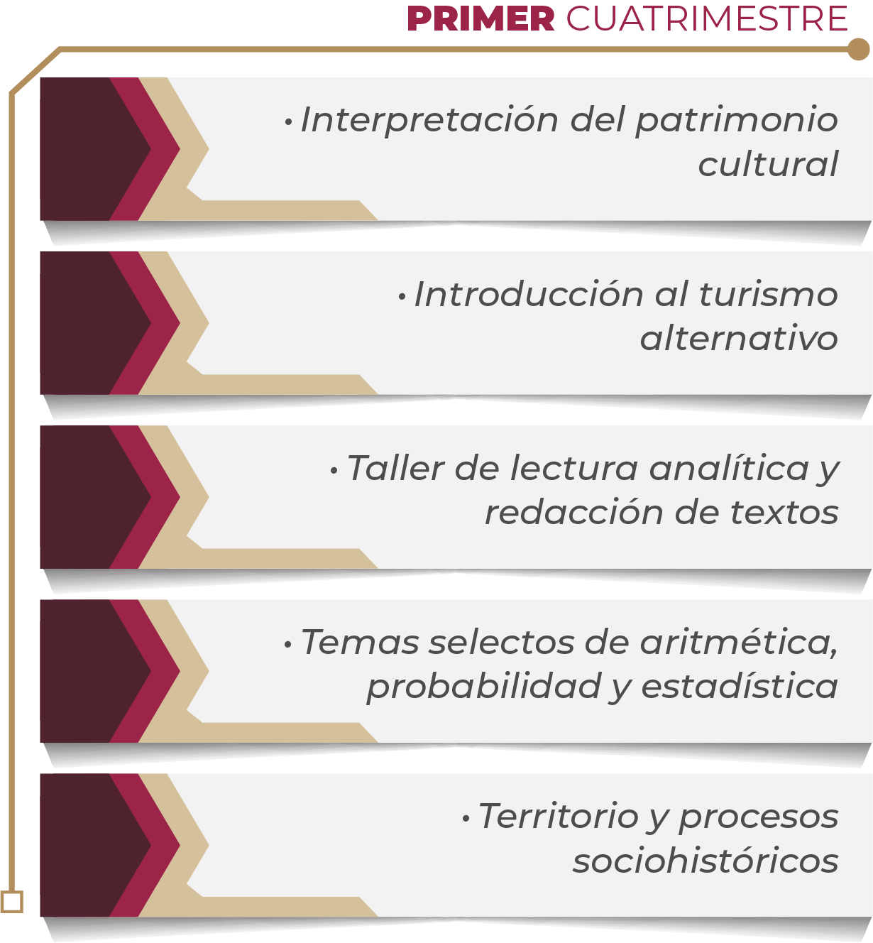MAPA CURRICULAR TURISMO